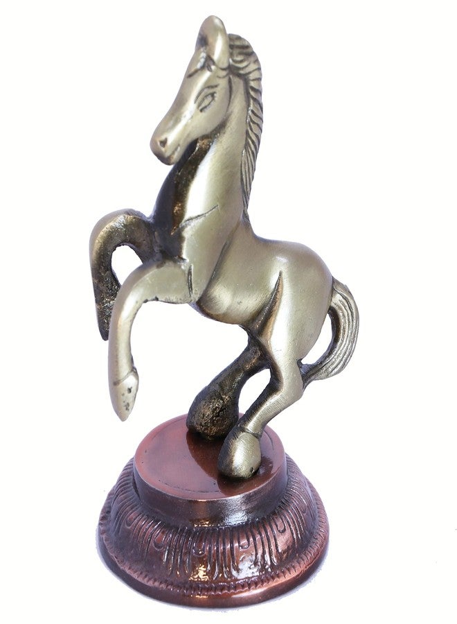KridayKraft Metal Jumping Horse Statue for Wealth, Income, Shining and Bright Future (8.5 x 6.5 x 12 cm, Grey) - Image 5
